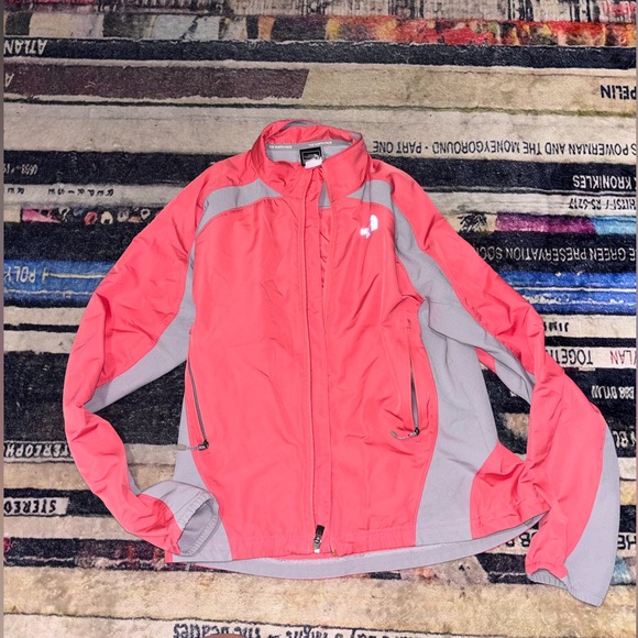 The North Face Jackets & Blazers - The North Face Coral Pink and Gray Ski Jacket